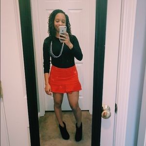 Macgraw wool winter mini skirt